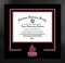 California State University, Northridge 11w x 8.5h Spirit Diploma Manhattan Black Frame with Bonus Campus Images Lithograph (value savings $59)